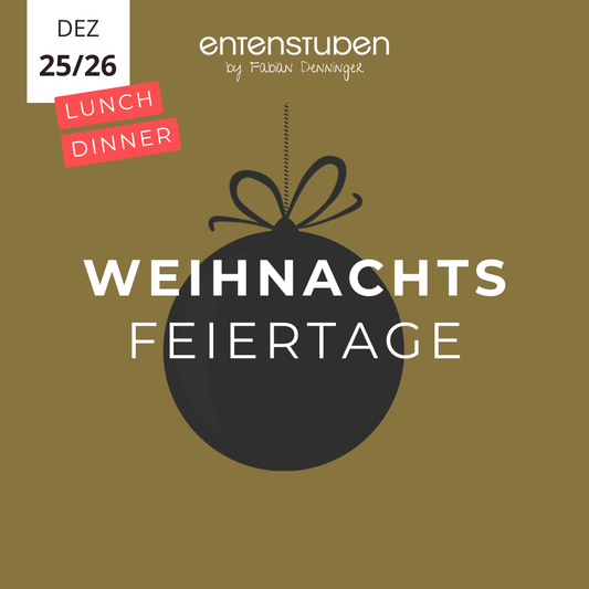 Weihnachts-Feiertage 25.12 und 26.12.26