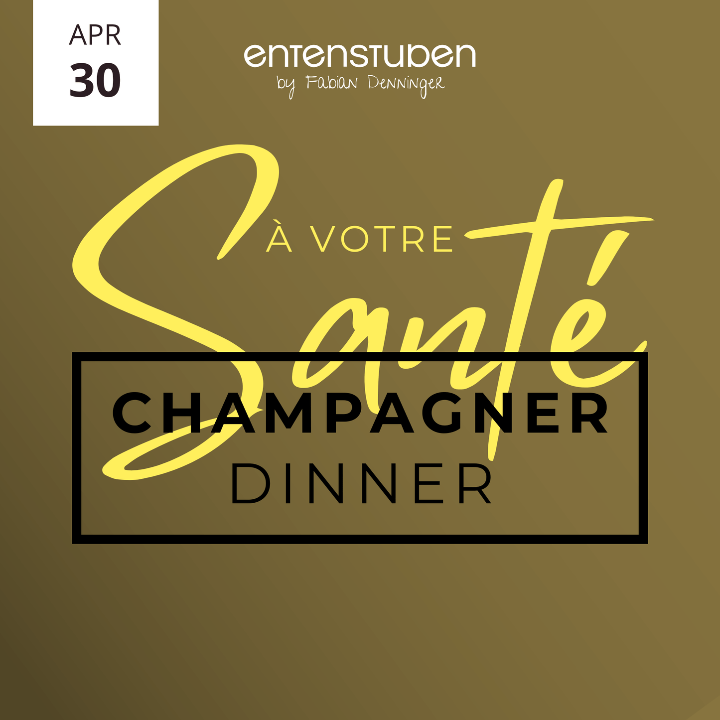 Champagner Experience Dinner 30.04.26