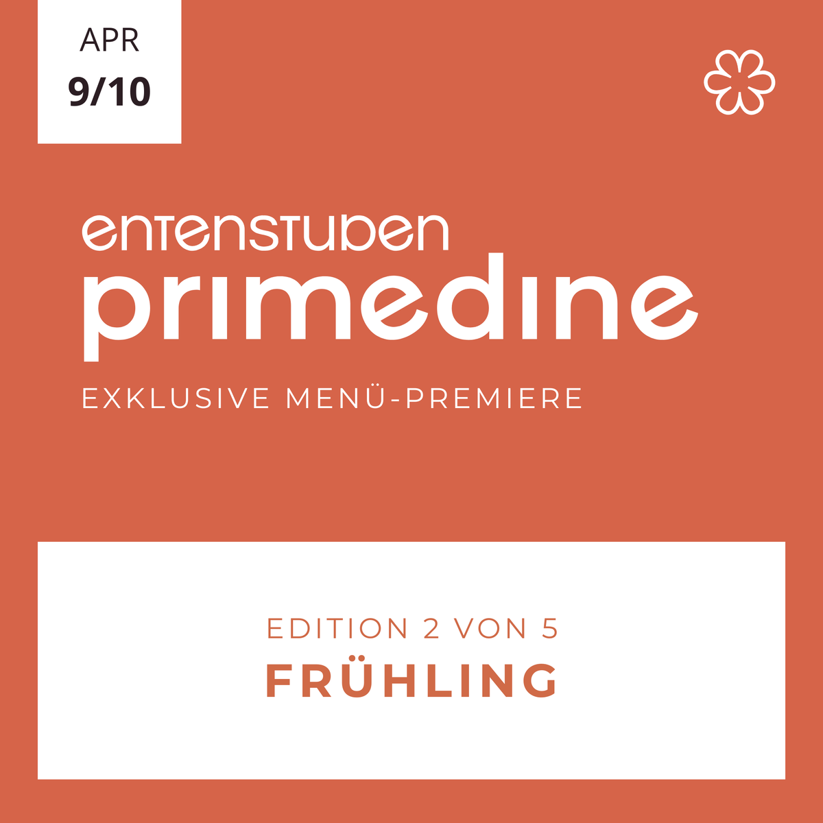 Primedine Frühling-Edition 09.04 und 10.04.27